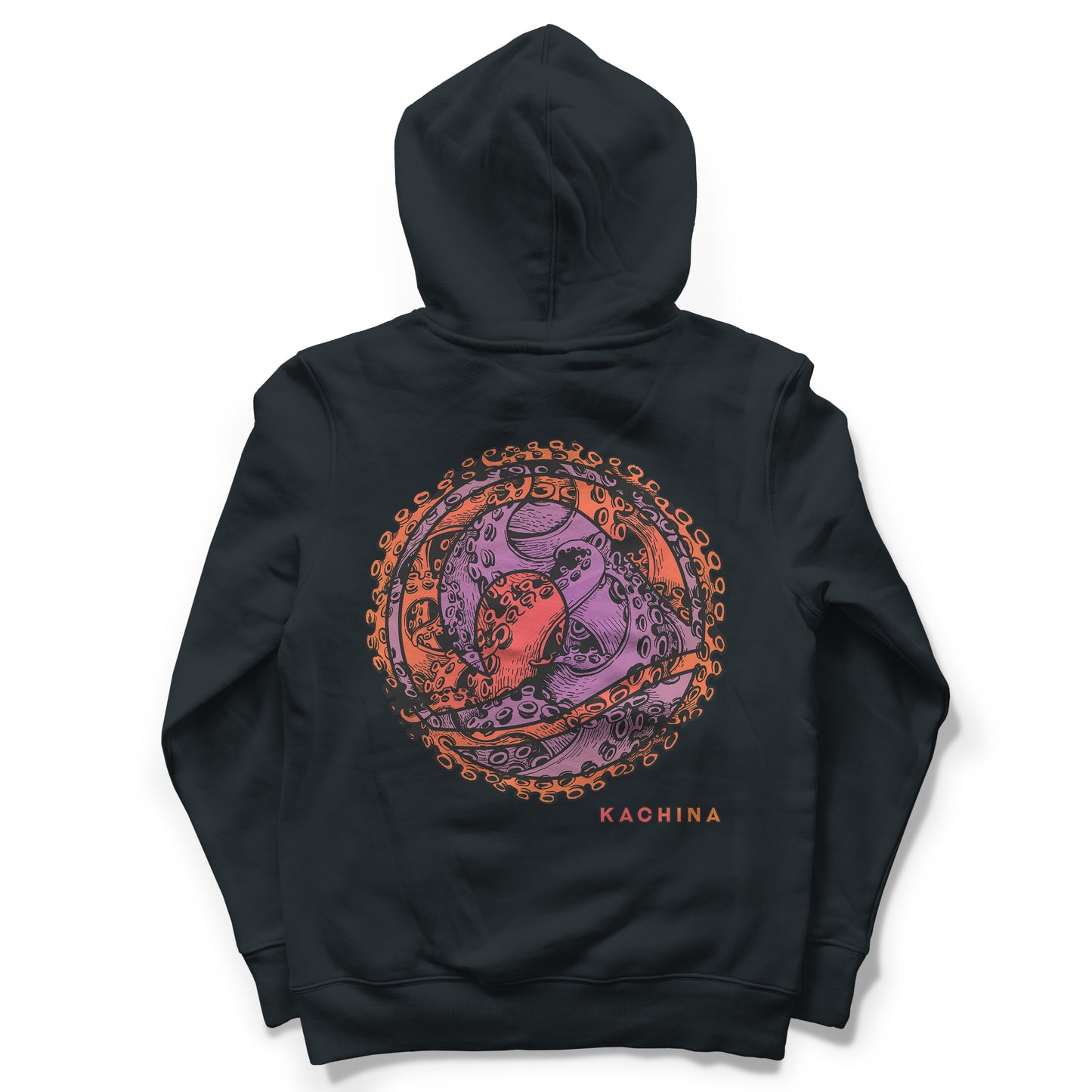 Octopus Hoodie - Black