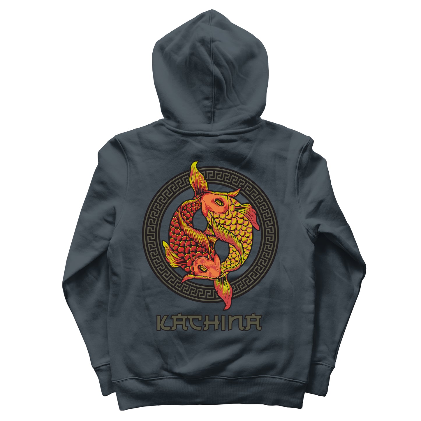 Yin Yang Hoodie - Grey