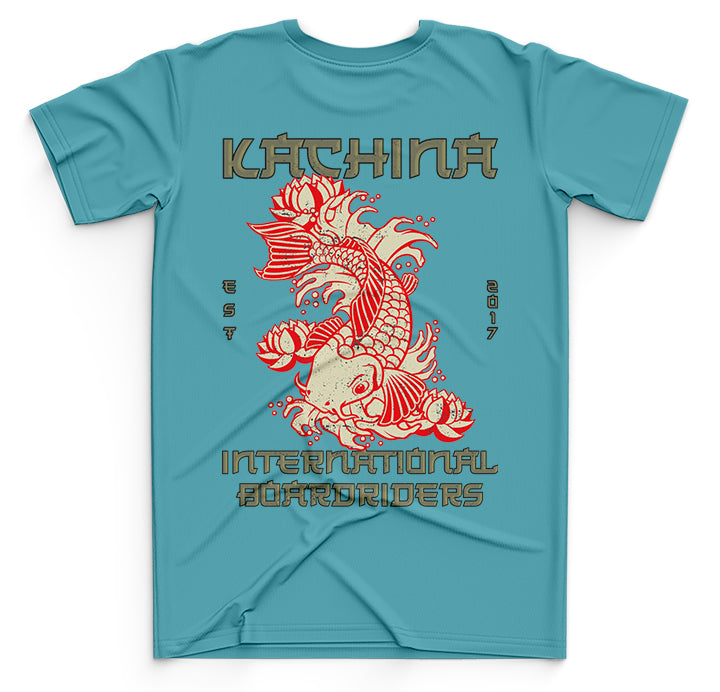Lucky Koi - Light Teal
