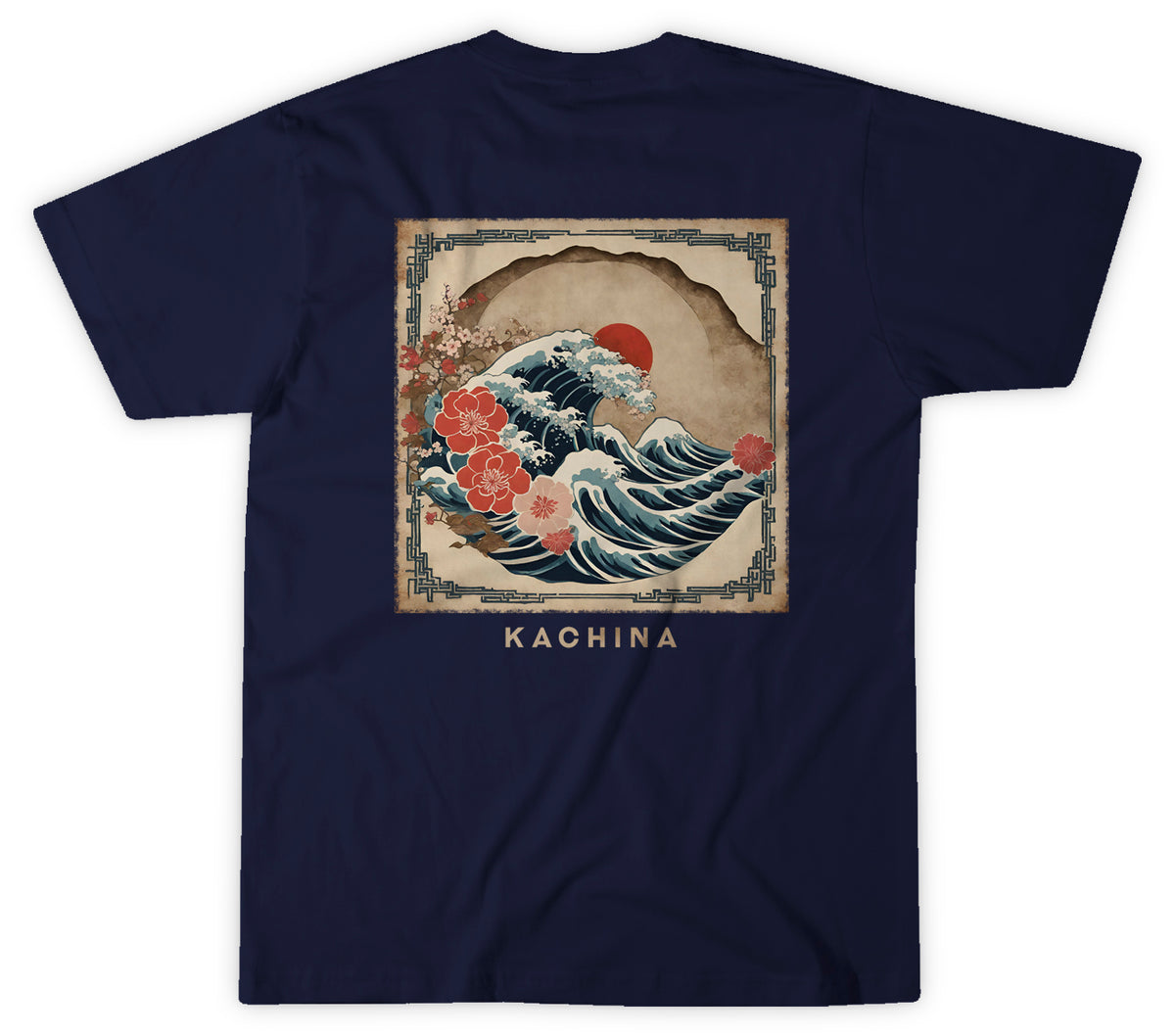 Kids Greater Wave Tee - Navy