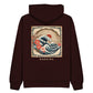 The Greater Wave Hoodie - Burgundy