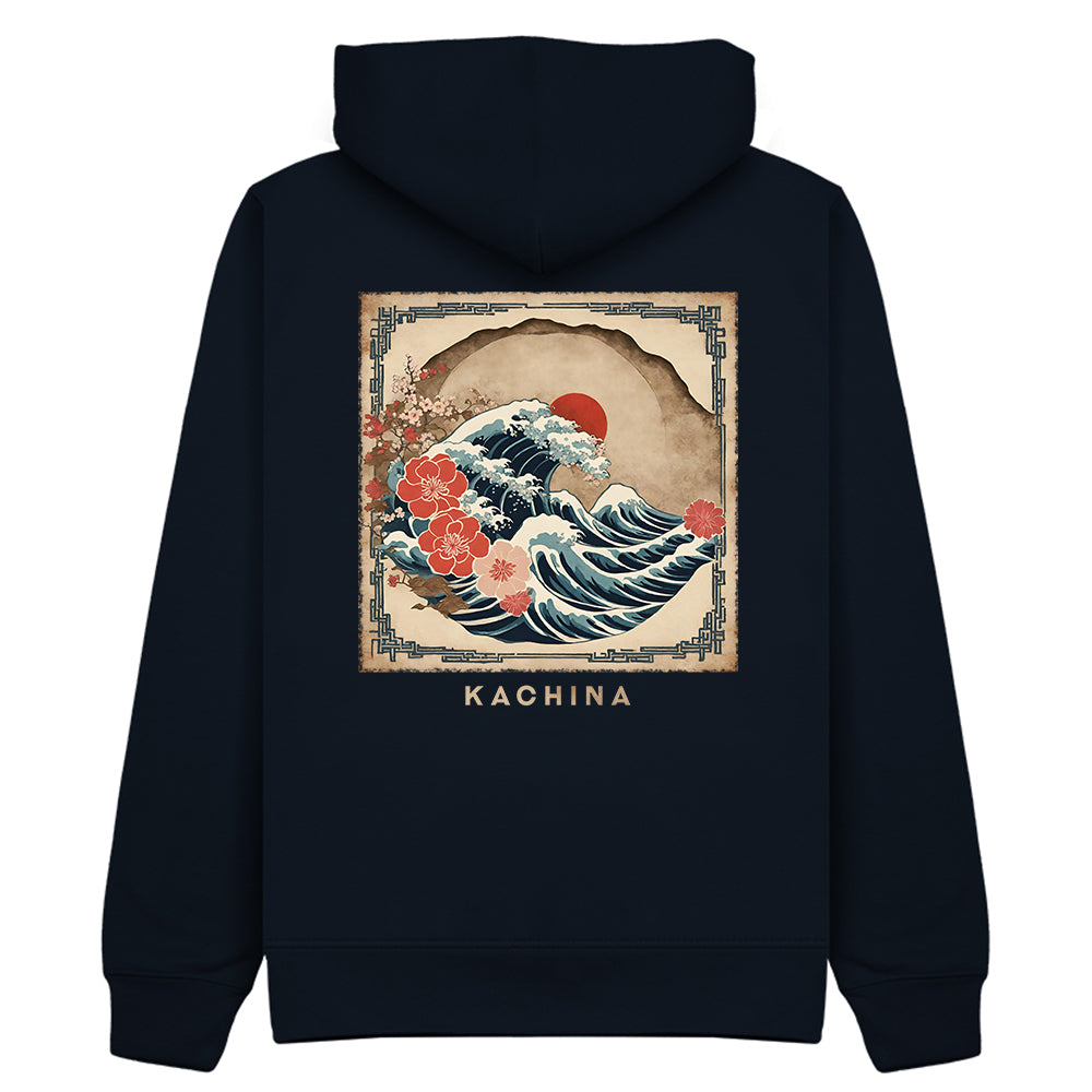 The Greater Wave Hoodie - Navy