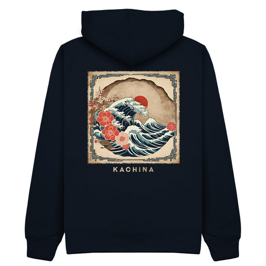 The Greater Wave Hoodie - Navy