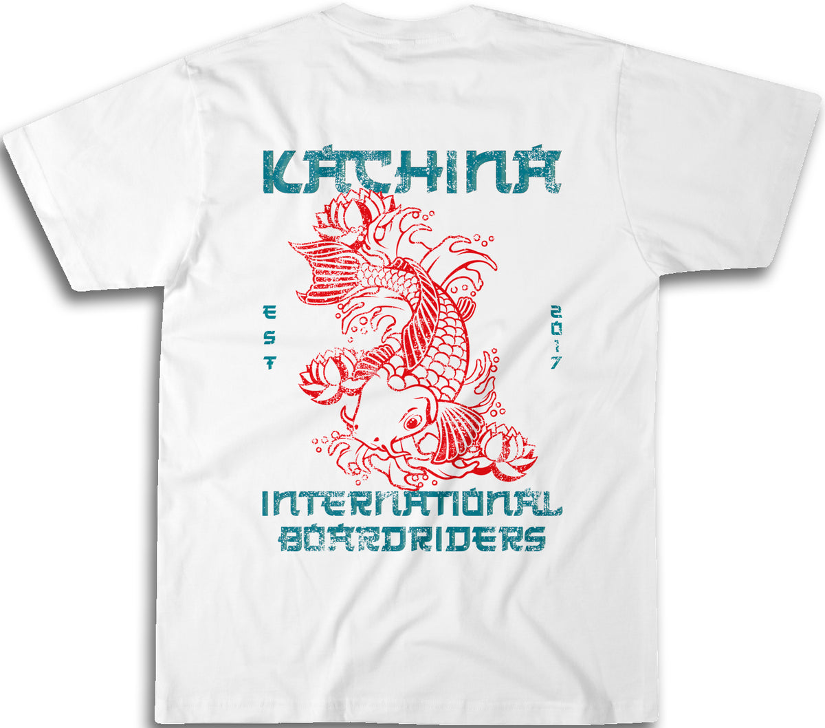 Kids Lucky Koi Tee - White