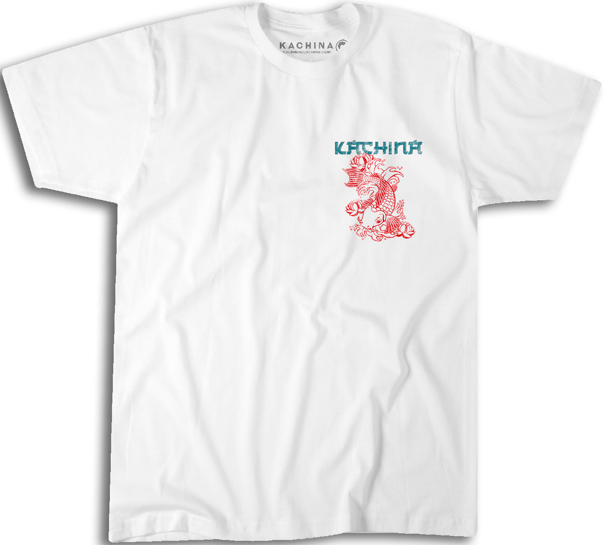 Kids Lucky Koi Tee - White