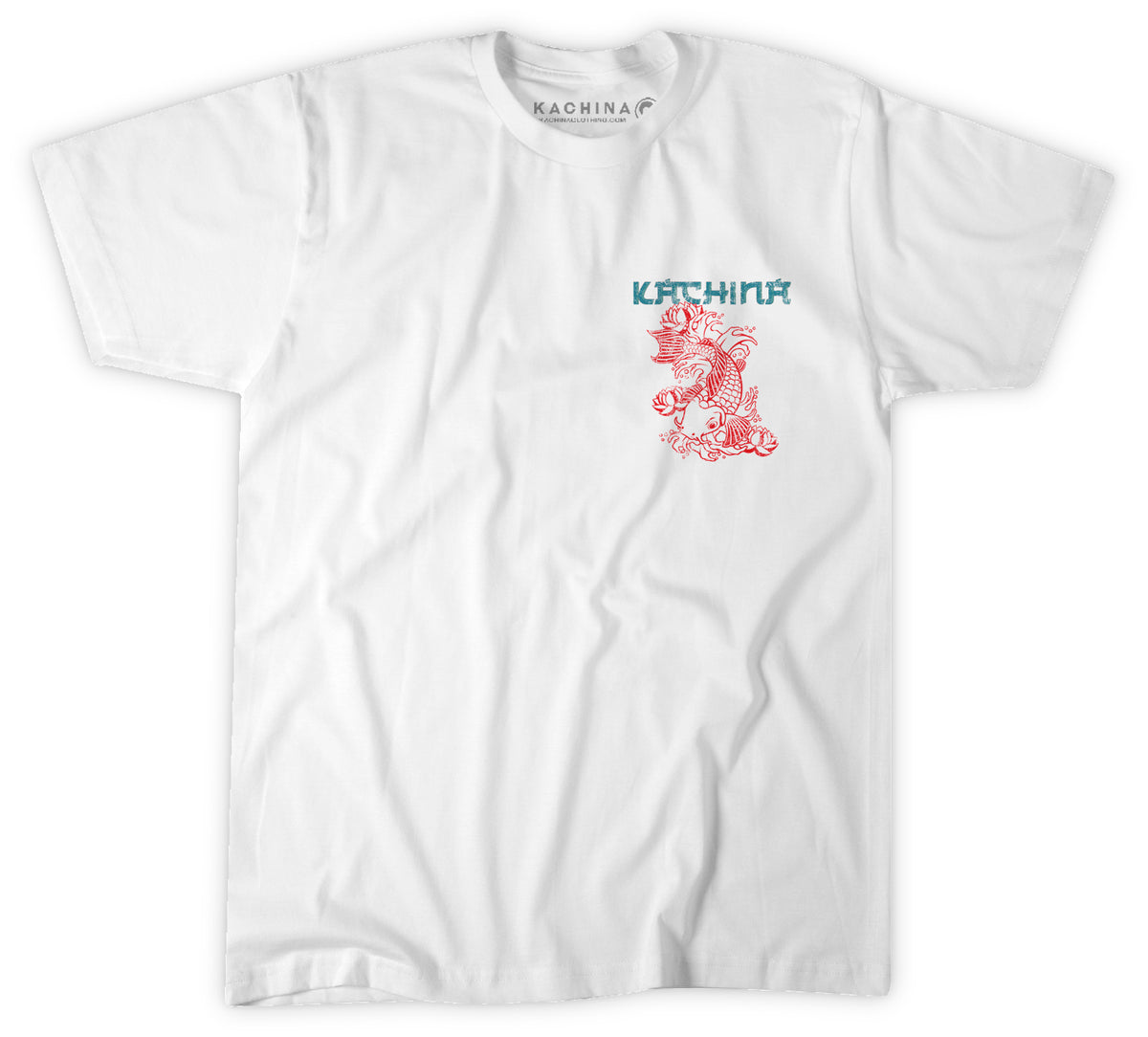 Kids Lucky Koi Tee - White