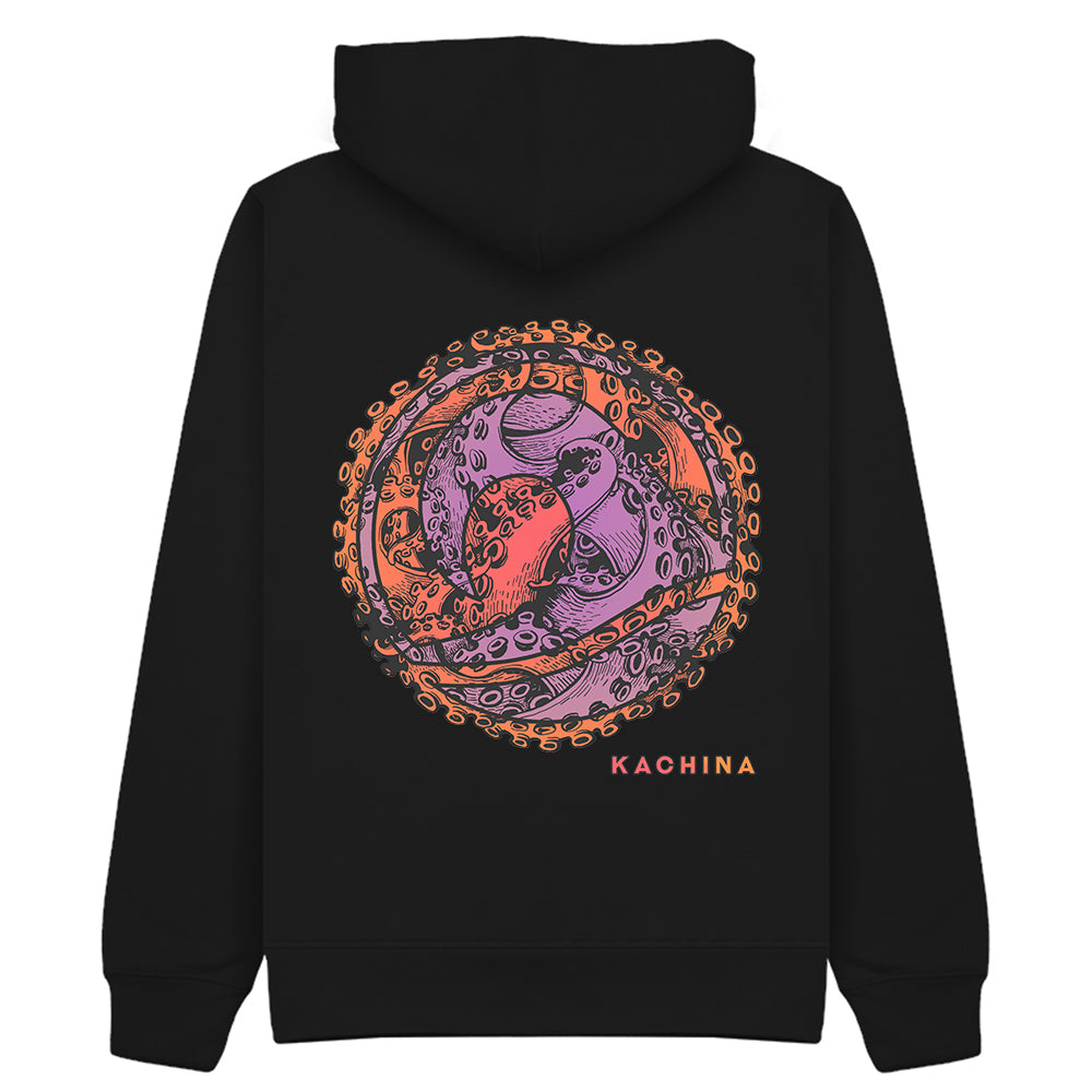 Octopus Hoodie - Black