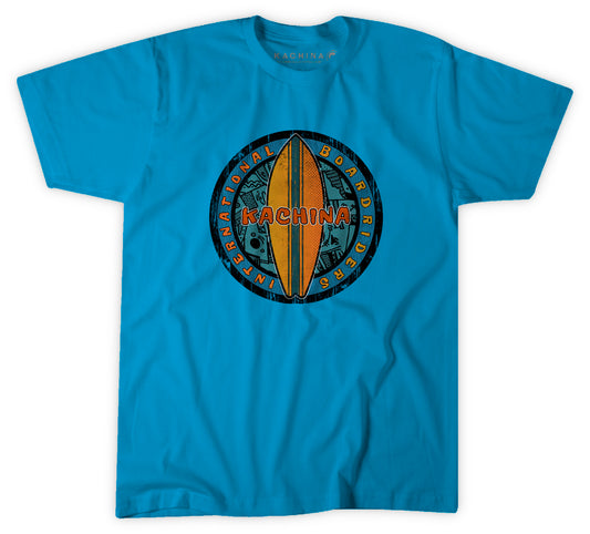 Kids Surfboard Tee - Sapphire