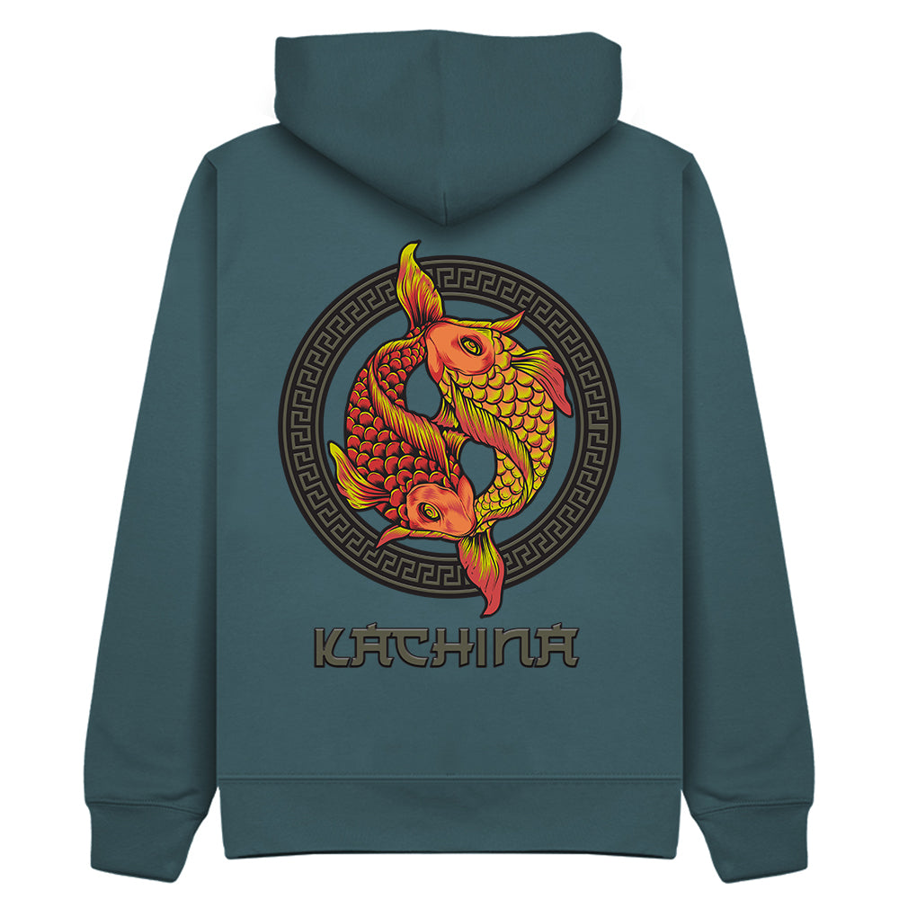Yin Yang Hoodie - Ocean Blue