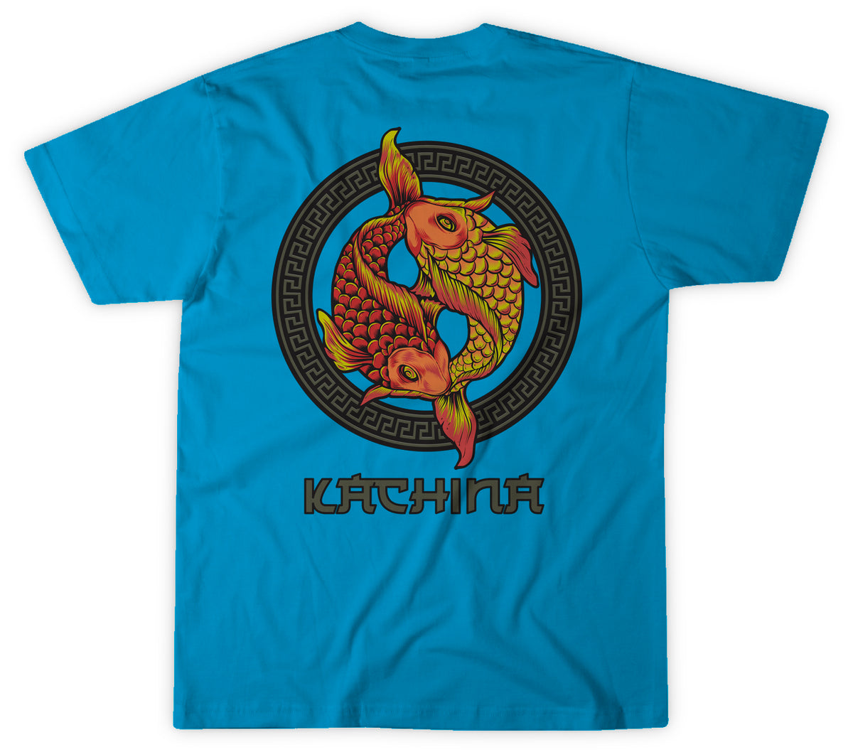 Kids Yin Yang Tee - Sapphire Blue